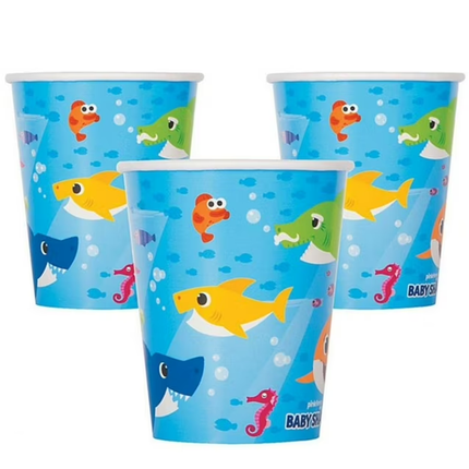Baby Shark Paper Cups 9 oz 8 ct