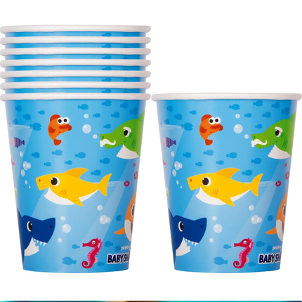 Baby Shark Paper Cups 9 oz 8 ct