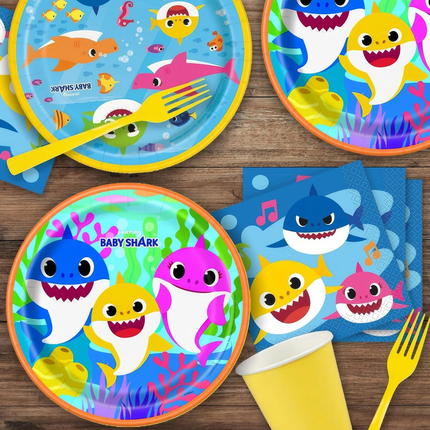 Baby Shark Dinner plates 9 inches