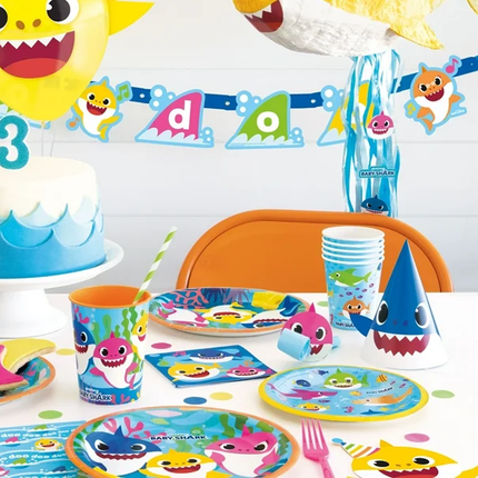 Baby Shark Party Hats 8 ct