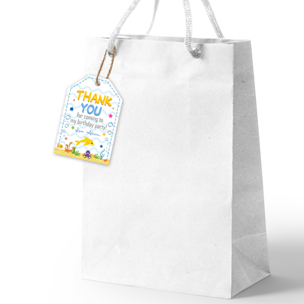 Under Sea Baby Shark Personalized Thank You Cards, 8 ct