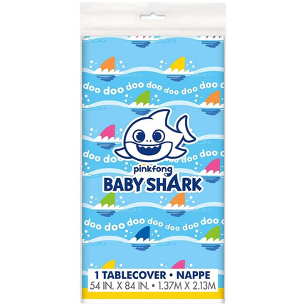 Baby Shark Rectangular Plastic Table Cover 