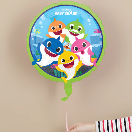 Baby Shark Round Foil Balloon 18″