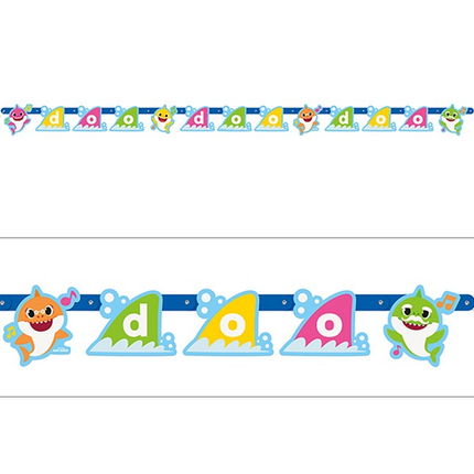 Baby Shark Large Jointed Banner 6ft x 5in. - included product detail
