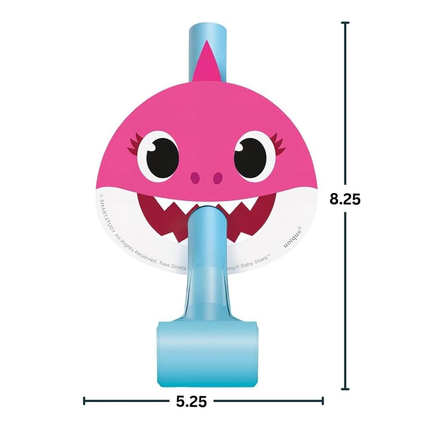 Baby Shark Party Blowouts 8 per package