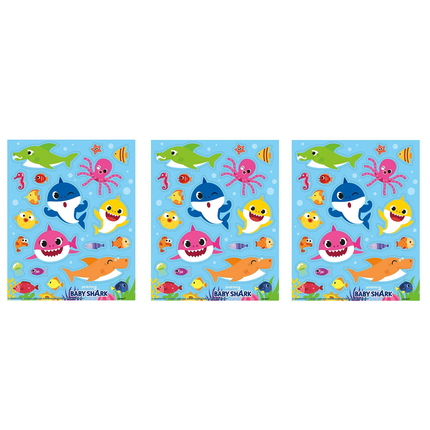 Baby Shark stickers, 80 stickers