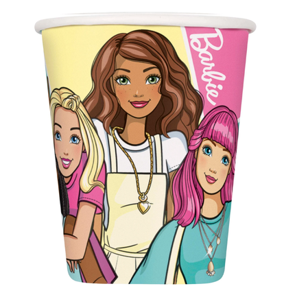 Barbie Birthday Party Paper Cups, 9 Oz 8 Ct