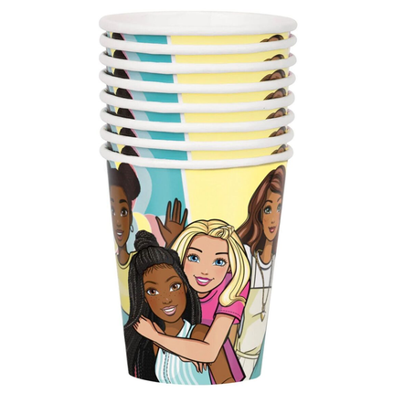 Barbie Birthday Party Paper Cups, 9 Oz 8 Ct