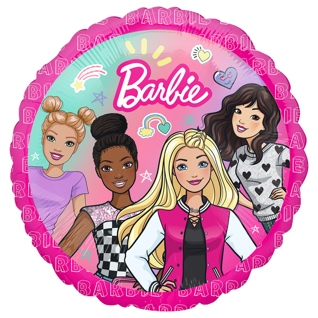 Barbie Dream Together Round Foil Balloon 18"