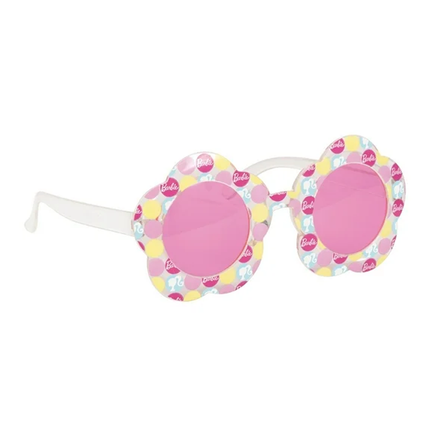 Barbie Flower Shaped Novelty Glasses 4ct