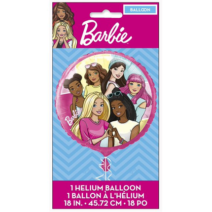Barbie Round Foil Balloon, 18 inc