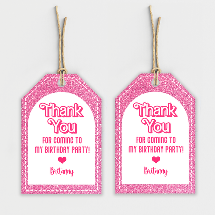 Barbie Personalized Thank You Cards, 8 ct
