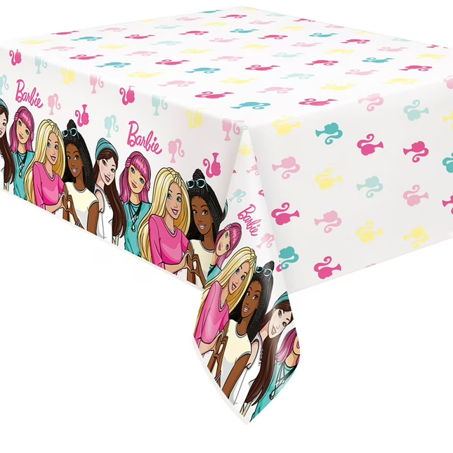 Barbie Rectangular Plastic Table Cover