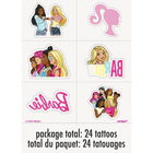 Barbie and Friends Temporary Tattoos – 24 Pieces