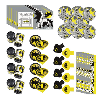 Batman Birthday Party Favor Kit (48pcs)