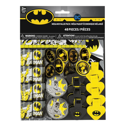 Batman megamix value pack with various accessories on a black background