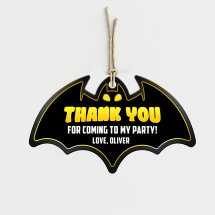 SuperHero Batman Theme Personalized Thank You Cards
