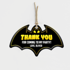 SuperHero Batman Theme Personalized Thank You Cards
