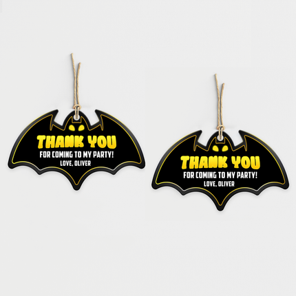Batman Theme Personalized Thank You Cards, 8 ct