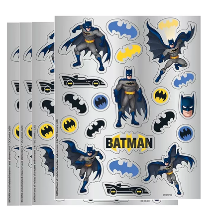 Batman™ Stickers – 4 Sheets, 80 Stickers