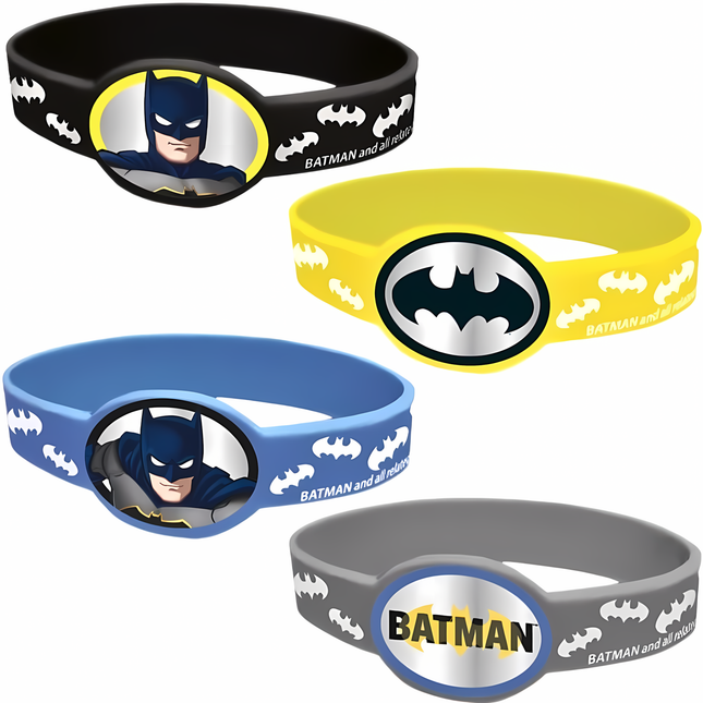 Batman™ Stretchy Bracelets 4 ct