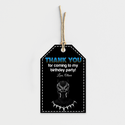 Black Panther Personalized Thank You Cards, 8 ct