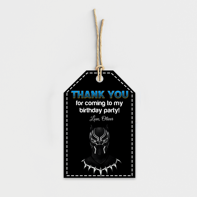 Black Panther Personalized Thank You Cards, 8 ct