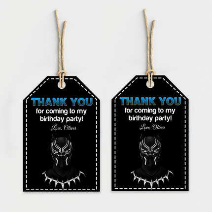 Black Panther Personalized Thank You Cards, 8 ct
