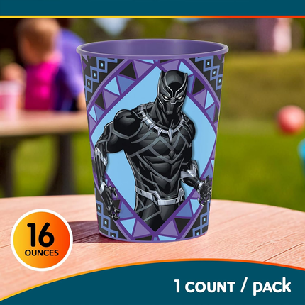 Black Panther Plastic 16oz Cup 1 ct