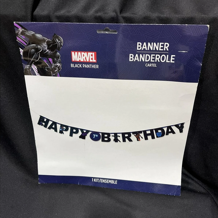Black Panther™: Wakanda Forever Jumbo Add-An-Age Letter Banner