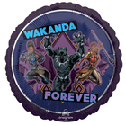 Black Panther Wakanda Round Foil Balloon 18