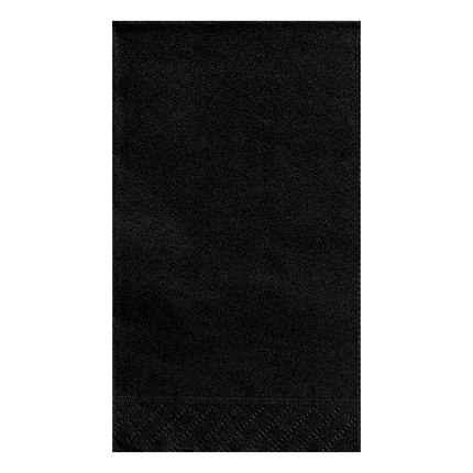 Black Solid Guest Towels, 20ct