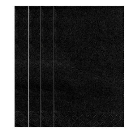 Black Solid Guest Towels, 20ct