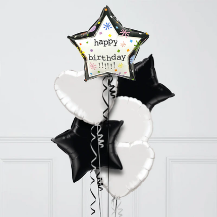 Black Star Foil Balloon 18", 1 ct