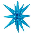 Blue Explosion Star Foil Balloon 22