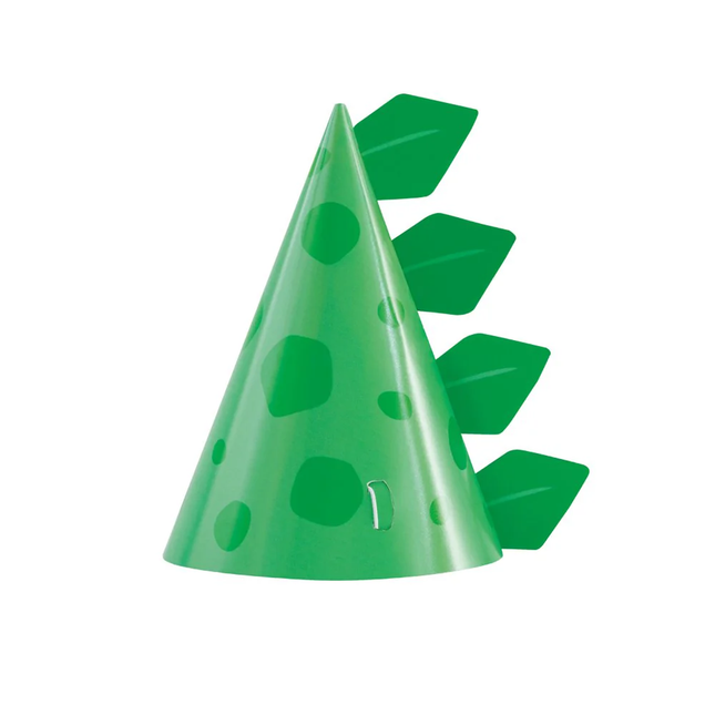 Blue & Green Dinosaur Party Hats 8ct