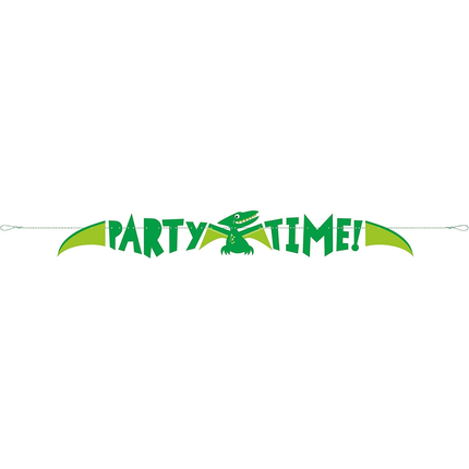  Blue & Green Dinosaur Banner 5ft