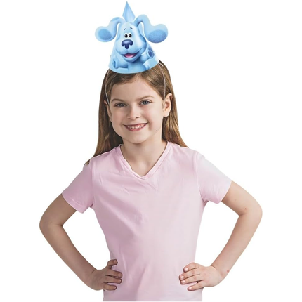 Blue's Clues Blue Birthday Party Hats, 8 Count