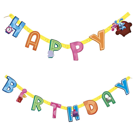 Blue's Clues Large Jointed "Happy Birthday" Banner