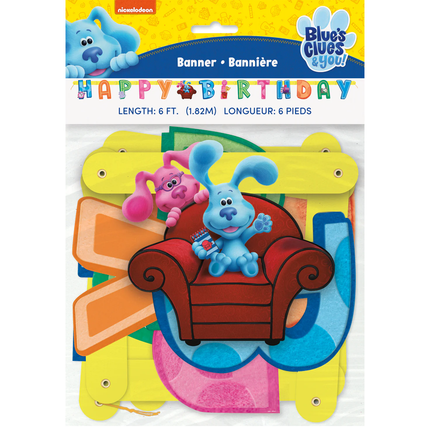 Blue's Clues Large Jointed "Happy Birthday" Banner