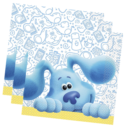 Blue's Clues Luncheon Napkins - 16ct