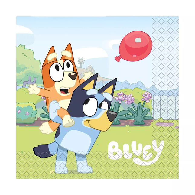 Bluey Paper Party Lunch Napkins 16ct