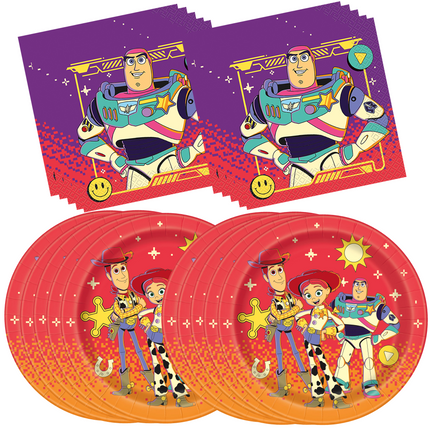 Toy Story 5 Plates and Napkins Set for 16 Guests