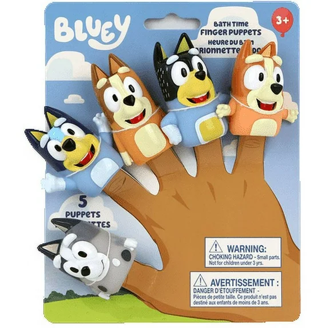Bluey Finger Puppets 5 ct