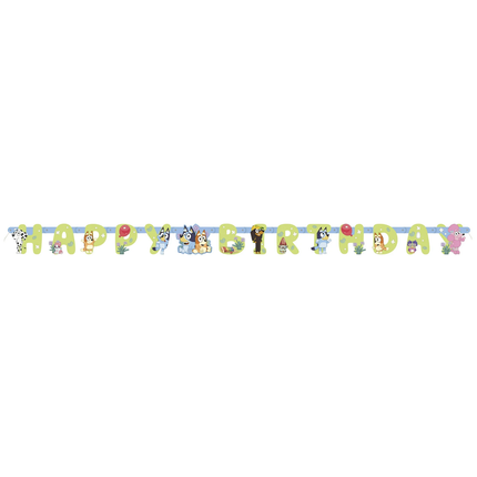 Bluey Happy Birthday Party Banner 6 ft