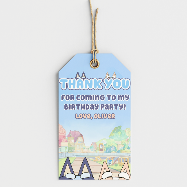 Bluey Personalized Thank You Cards, 8 ct