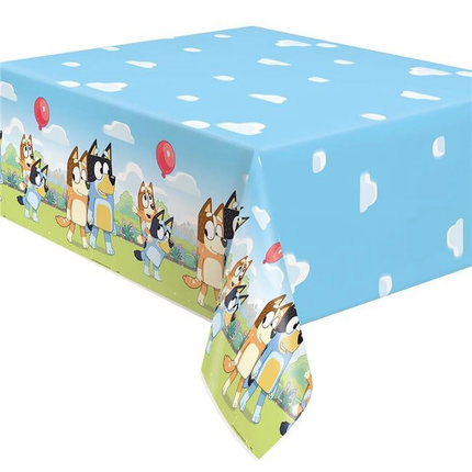 Bluey Plastic Table Cover - product detail included in the set