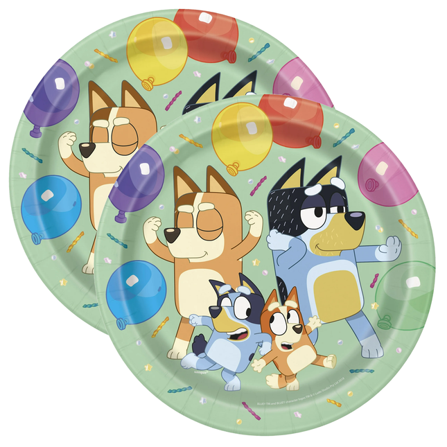 Bluey Round 9" Dinner Plates 8ct