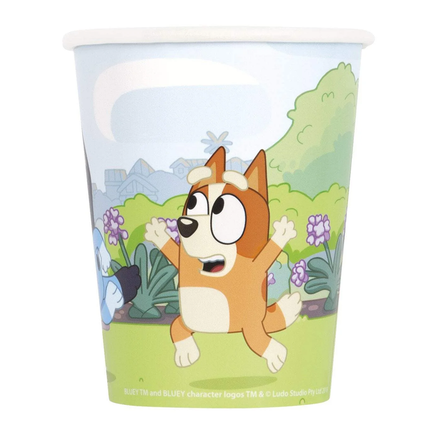Bluey Paper Cups, 9 oz, 8 Count