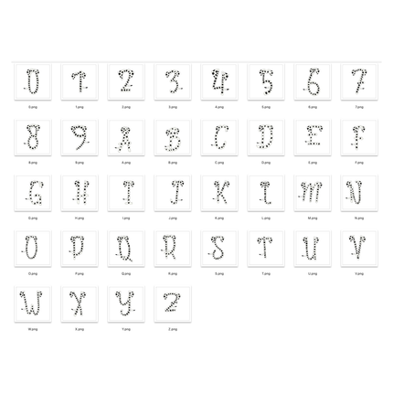 Bluey Dogs Friends Alphabet PNG Font Bundle - Digital Download